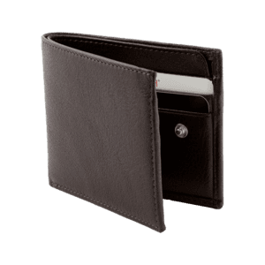 Casual Black Genuine Leather Wallet