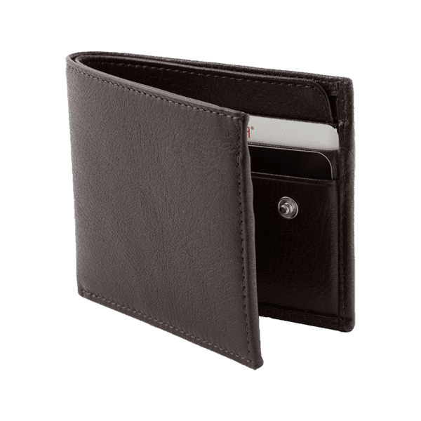 Casual Black Genuine Leather Wallet